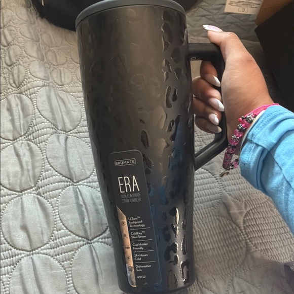 BrüMate Black Leopard Tumbler - Picture 2 of 4